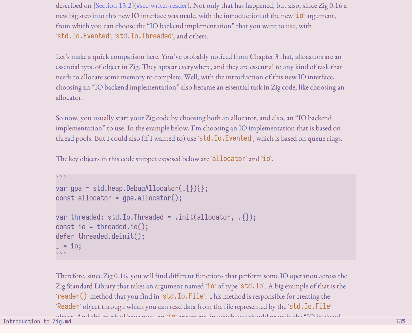Emacs ebook reader
